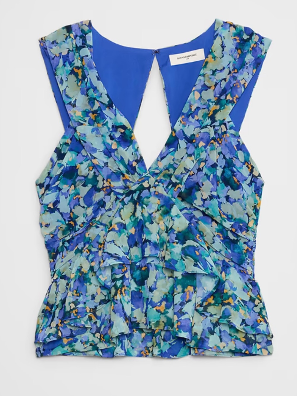 Gathered Ruffle Cropped Top - Picture 4 of 4